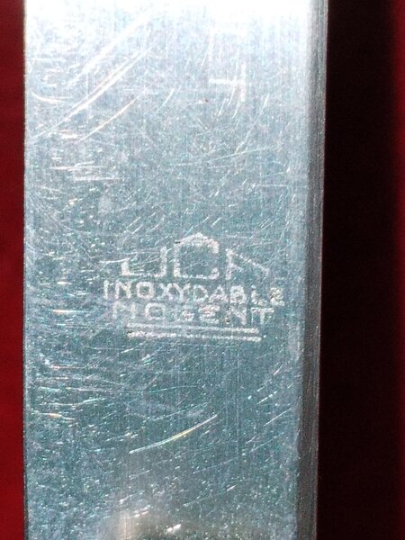 Caseta rara cu 10 cutite franceze Maison Renoult J. Thiroux, anii 1920